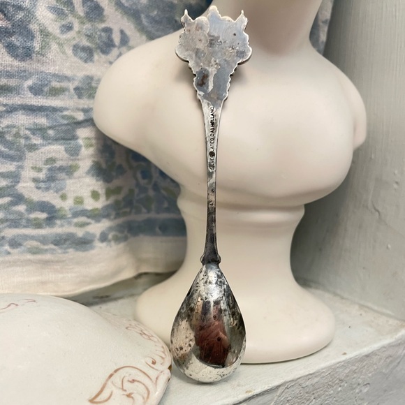 ANTIQUE Vintage Silver-Plated Madonna Inn Collector's Spoon - Picture 2 of 2